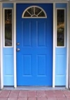 The entrance to Blue Door Electrolysis